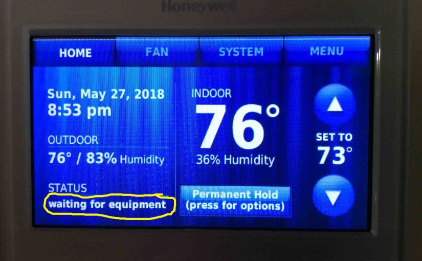 Honeywell Thermostat Wait Permanent Hold